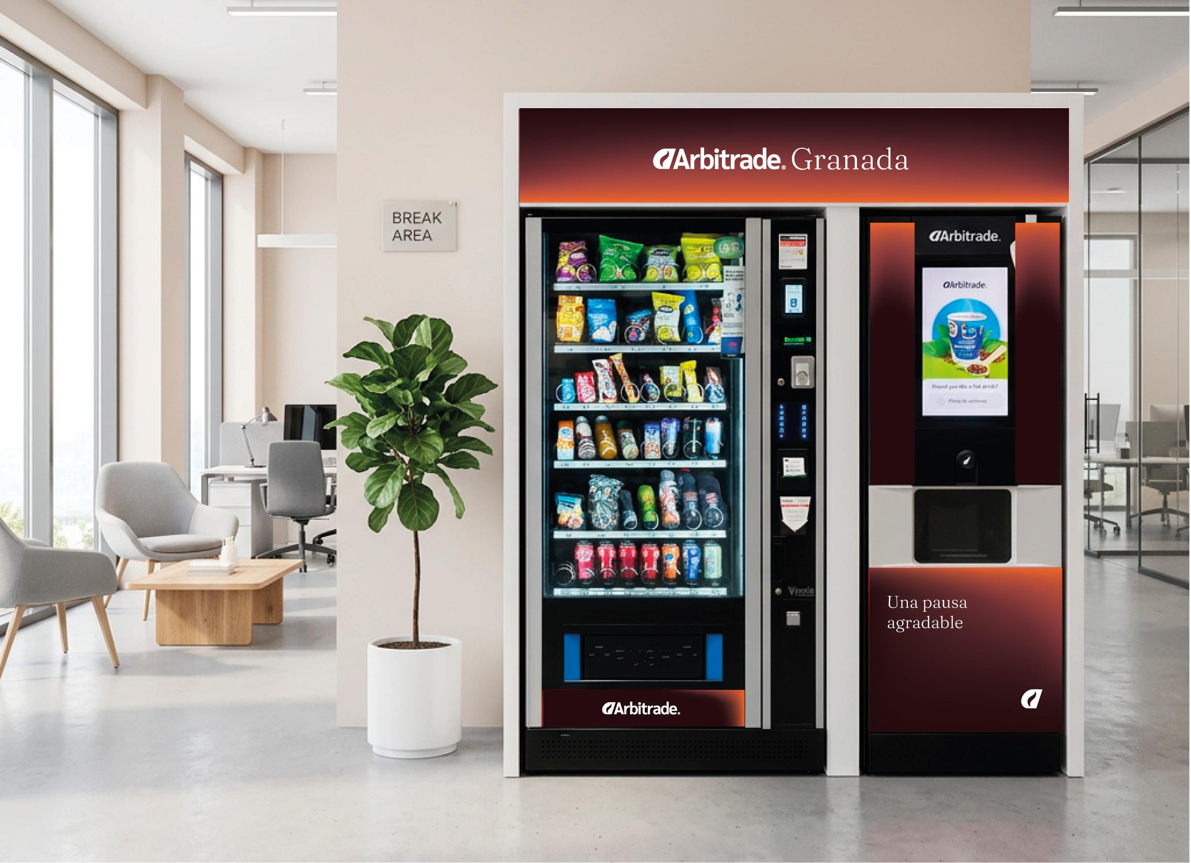 Máquina Arbitrade en una oficina luminosa